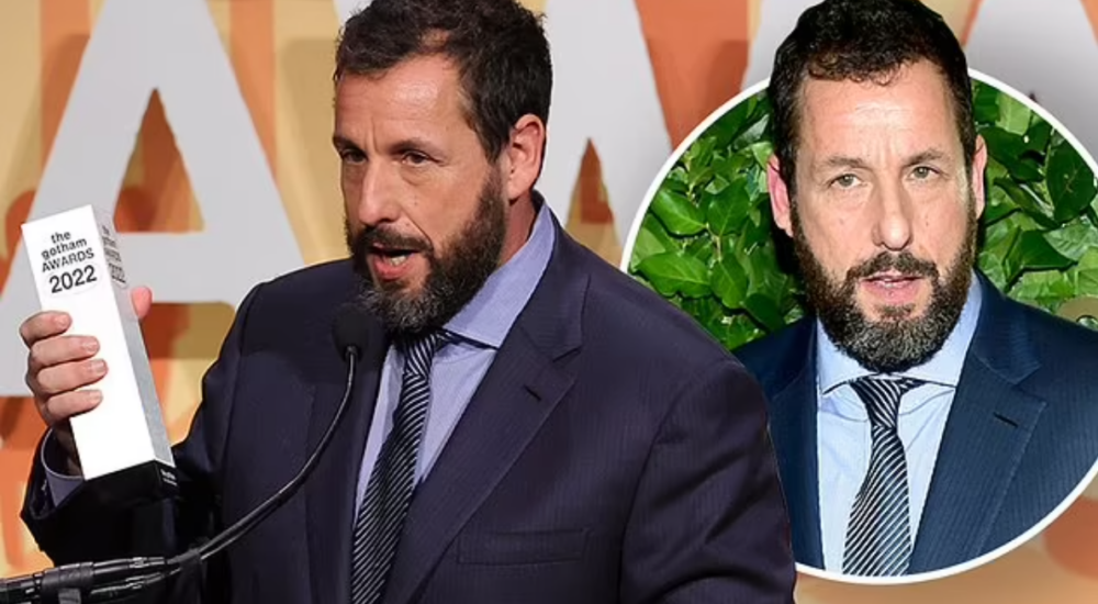 Adam Sandler gave his daughters the task of writing his acceptance speech, and they did an excellent job at it….