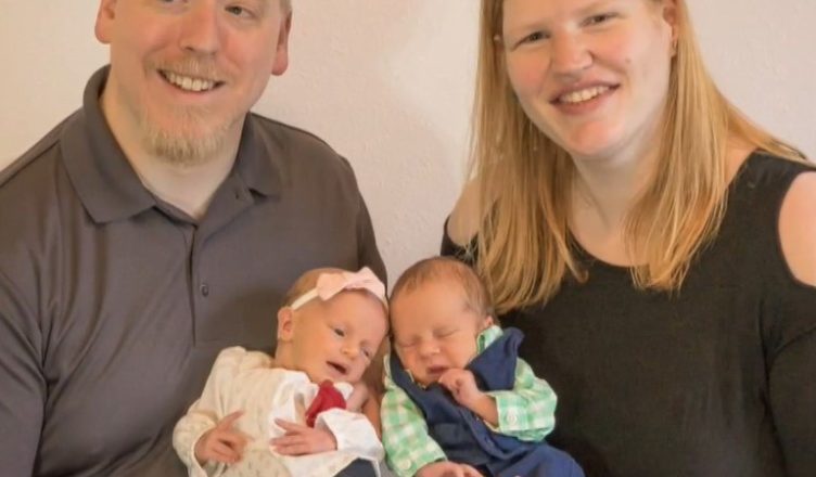 After so many years parents welcome twins, heartwarming story.