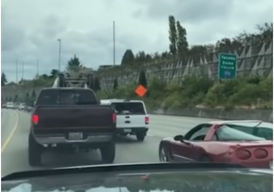 Corvette Driver Shouldn’t Have Rolled Down Window And Flipped The Bird