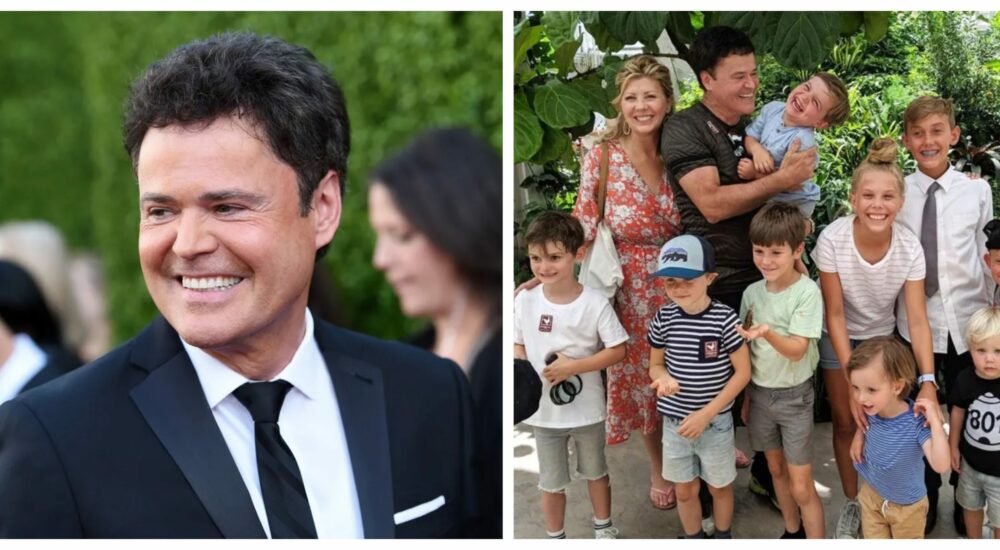 Donny Osmond is “in love” with being a grandpa to his 12 grandchildren, and he tears up when his long-expected grandbaby was born…