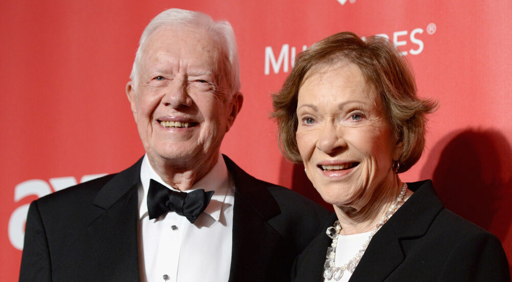 Every night, former president Jimmy Carter gives his wife of 76 years a goodnight kiss….