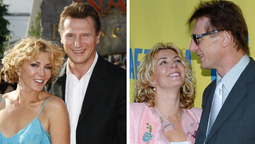 Liam Neeson has said that he talks to the grave of his late wife, Natasha Richardson, “As If She’s Here.”
