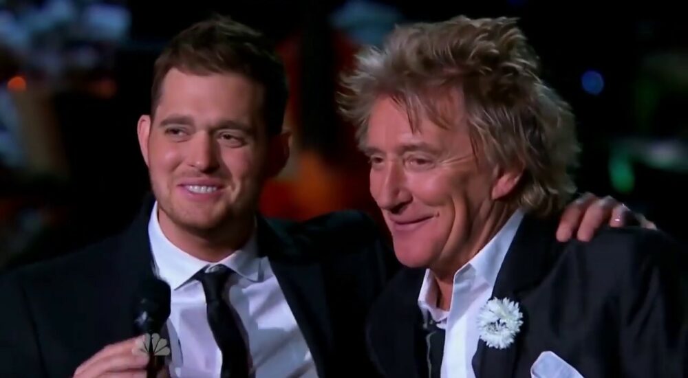 Rod Stewart and Michael Bublé add something magical to a Christmas song to elevate it…