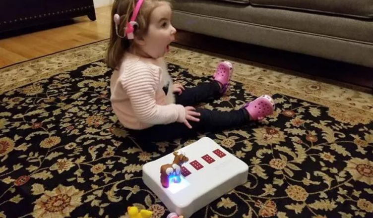 VIDEO: Dad Invents Toy That Teaches Braille to His 2-Year-Old Daughter Who Is Going Blind