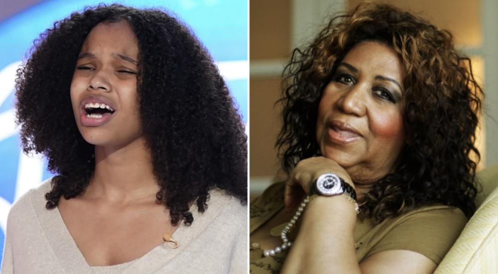 When a teen singer reveals to the judges that she is Aretha Franklin’s granddaughter, they are taken aback…